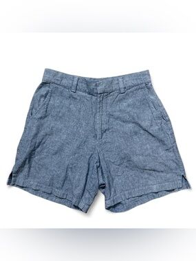 American Apparel Chambray Shorts Size 28 Made in USA